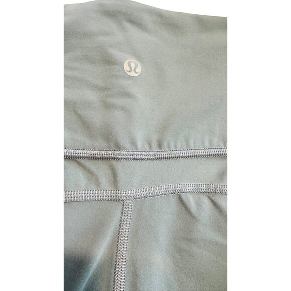 Lululemon Women's size 10 Groove Nulu Super High Rise Flared Pant Green - Picture 11 of 11